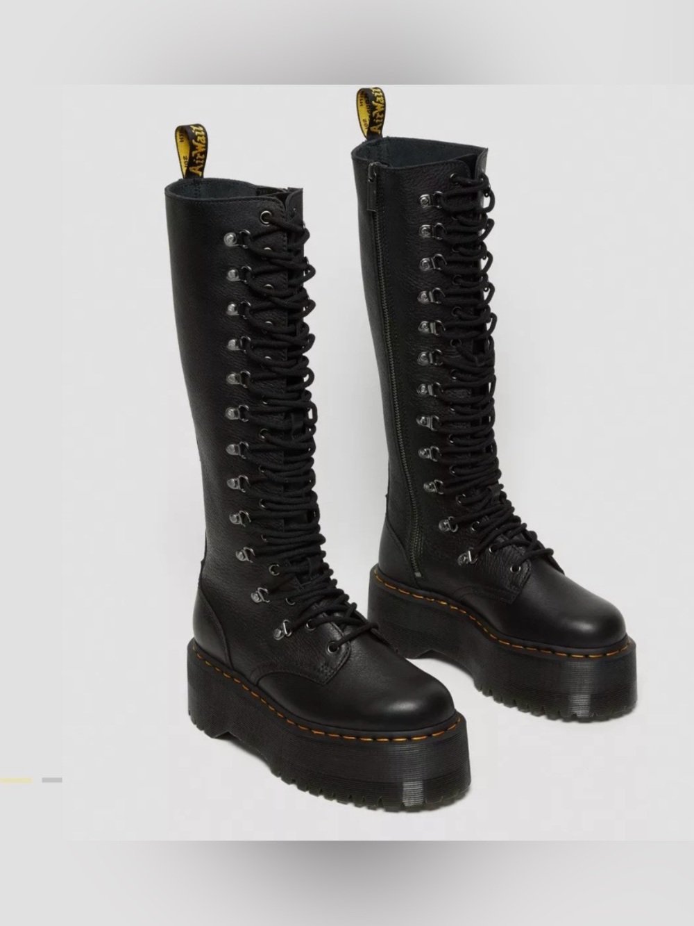 Dr MARTEN 1b60 MAX KNEE HIGH BOOTS NEW